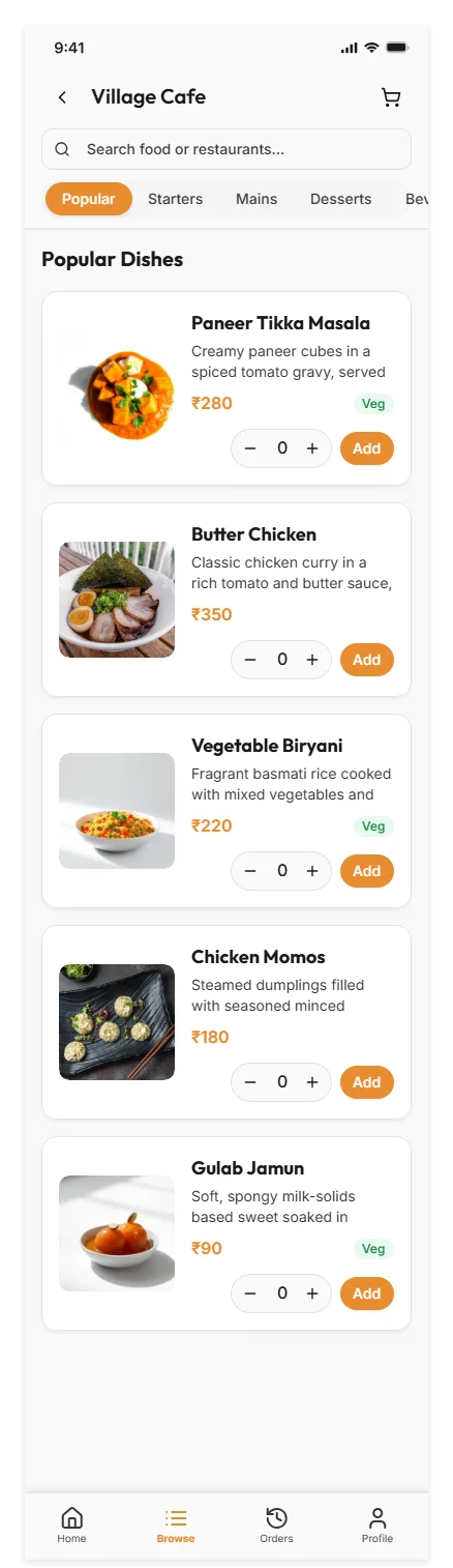 Food Menu